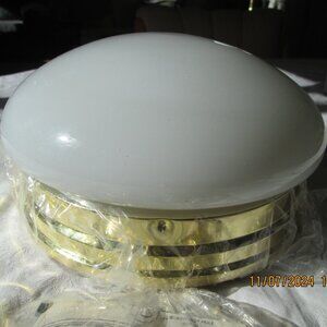 9" 1-Light POLISHED BRASS Ceiling LIGHT FIXTURE 100W KICHLER NEW K208
